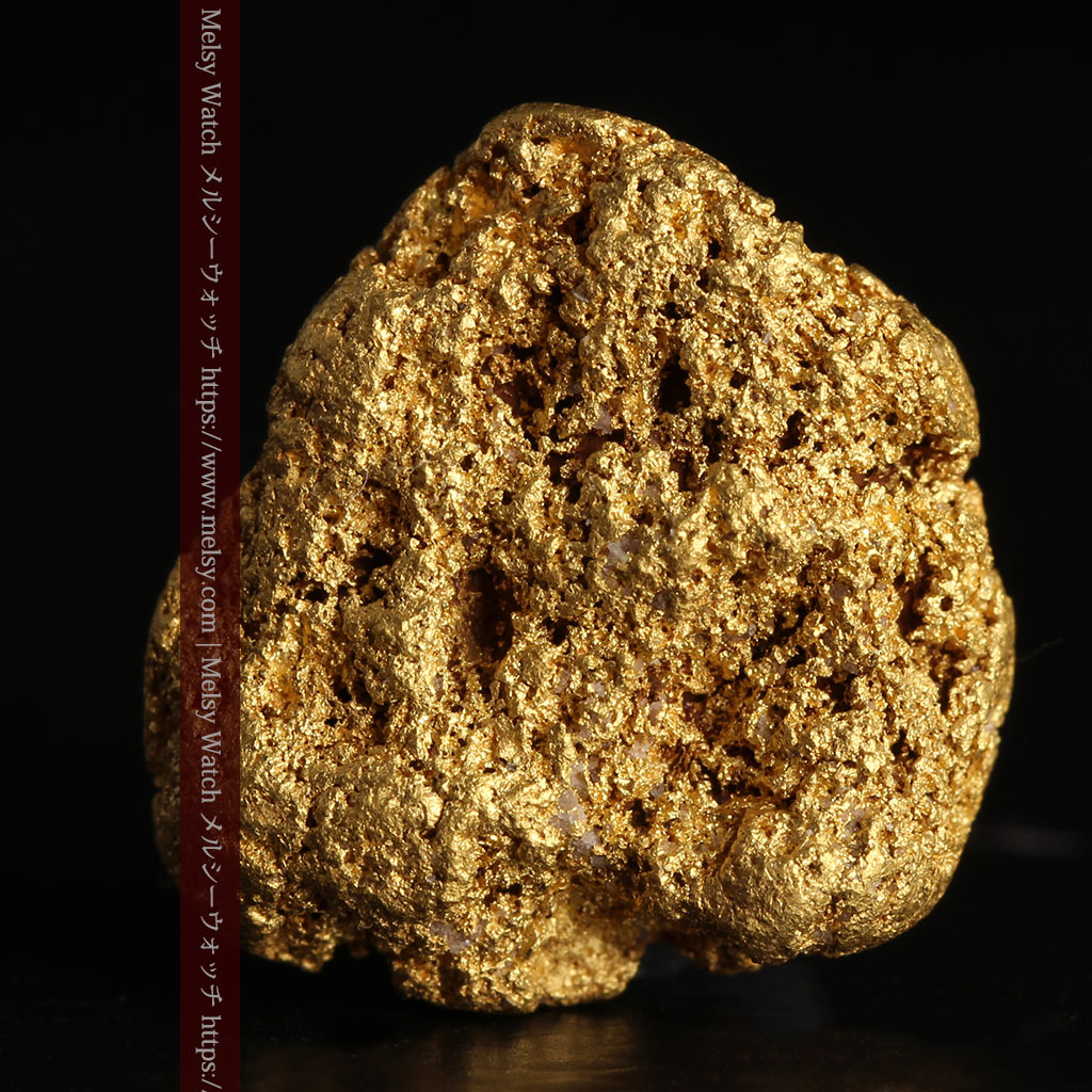 6.95gのきめの細かい凹凸が綺麗な西オーストラリア州産の自然金（販売