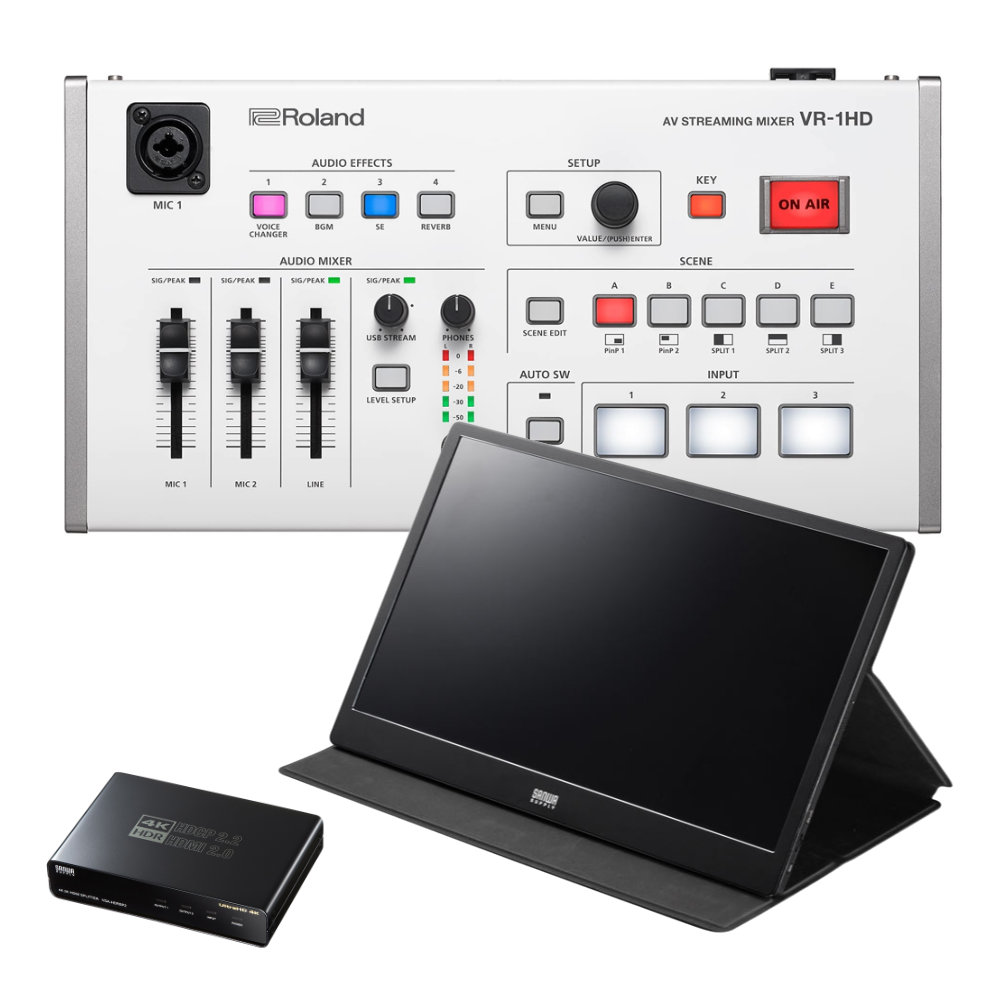 Roland WEBストリーミングミキサー VR-1HD (モバイルディスプレイ
