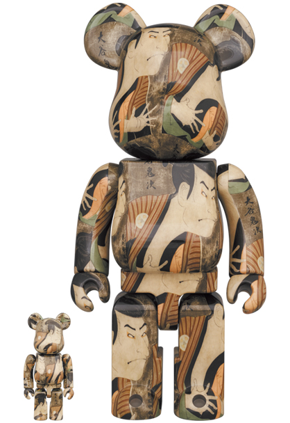 MEDICOM TOY - BE@RBRICK 東洲斎写楽 「三代目大谷鬼次の奴江戸兵衛