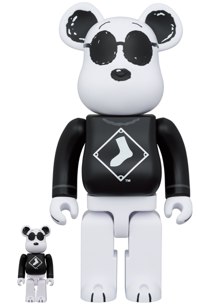 MEDICOM TOY - MLB × PEANUTS BE@RBRICK SNOOPY(WHITE SOX) 100％ & 400％