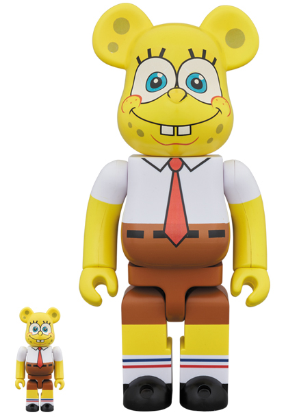 MEDICOM TOY - BE@RBRICK SpongeBob 100％ & 400％