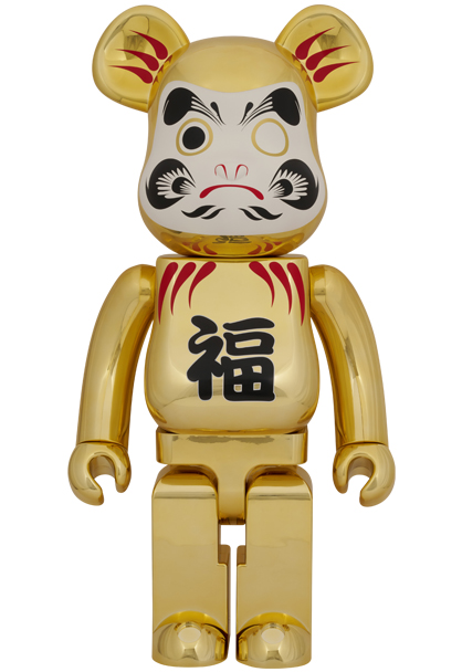 MEDICOM TOY - BE@RBRICK 達磨 金メッキ 1000％