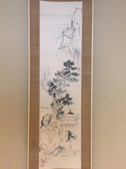 池大雅 年期入 山水図｜古美術・掛け軸の販売・買取・鑑定-松本松栄堂