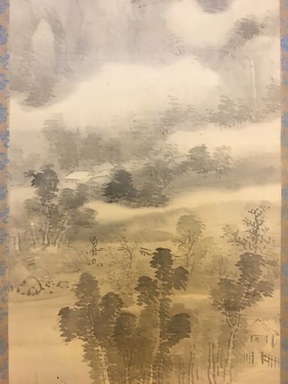 谷文晁 雨後山水図｜古美術・掛け軸の販売・買取・鑑定-松本松栄堂