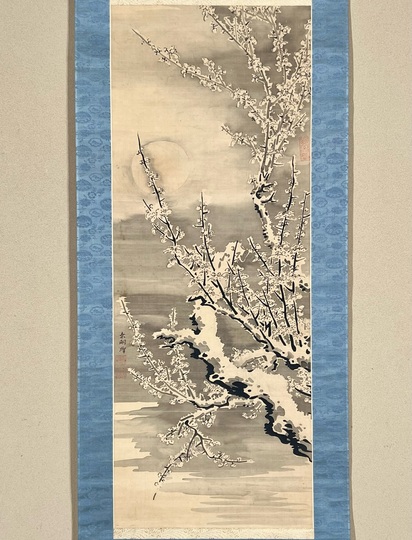 桑山玉洲 雪月花図｜古美術・掛け軸の販売・買取・鑑定-松本松栄堂