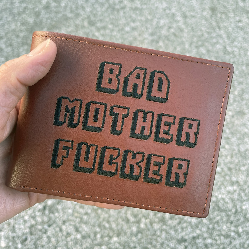 パルプ・フィクション 財布 BAD MOTHER FUCKER | 革ジャンのマックス