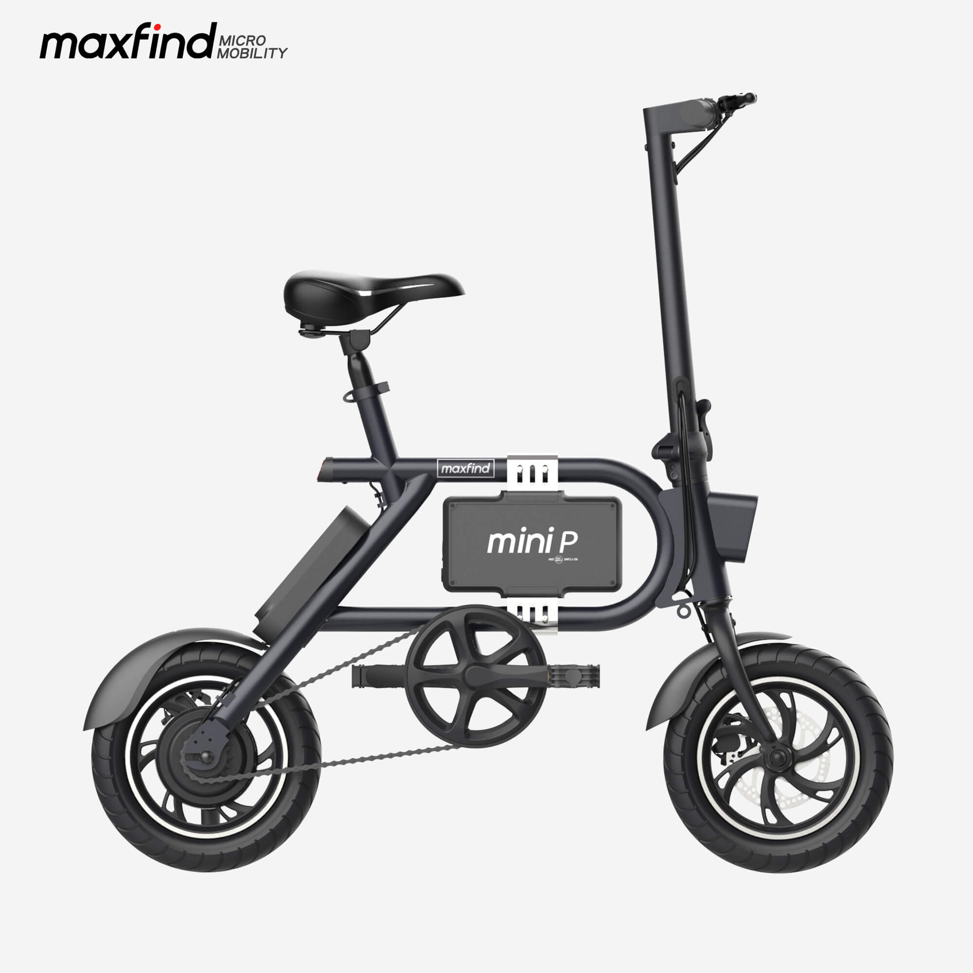 Compact Foldable Electric Mini Bike With Long Range Maxfind Mini P
