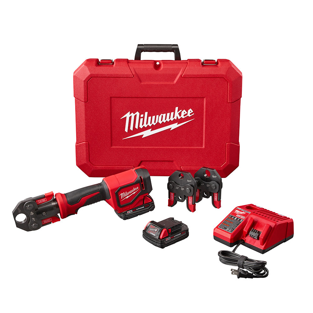 Milwaukee 2674-22C M18 18V Short Throw Press Tool Kit w/ PEX Crimp