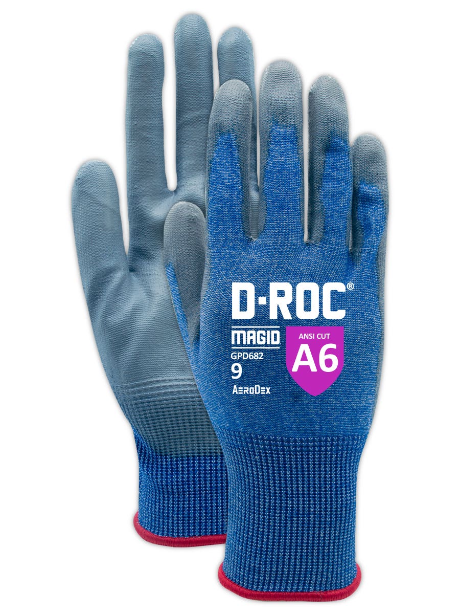 Magid AeroDex Level A6 Cut Resistant Gloves