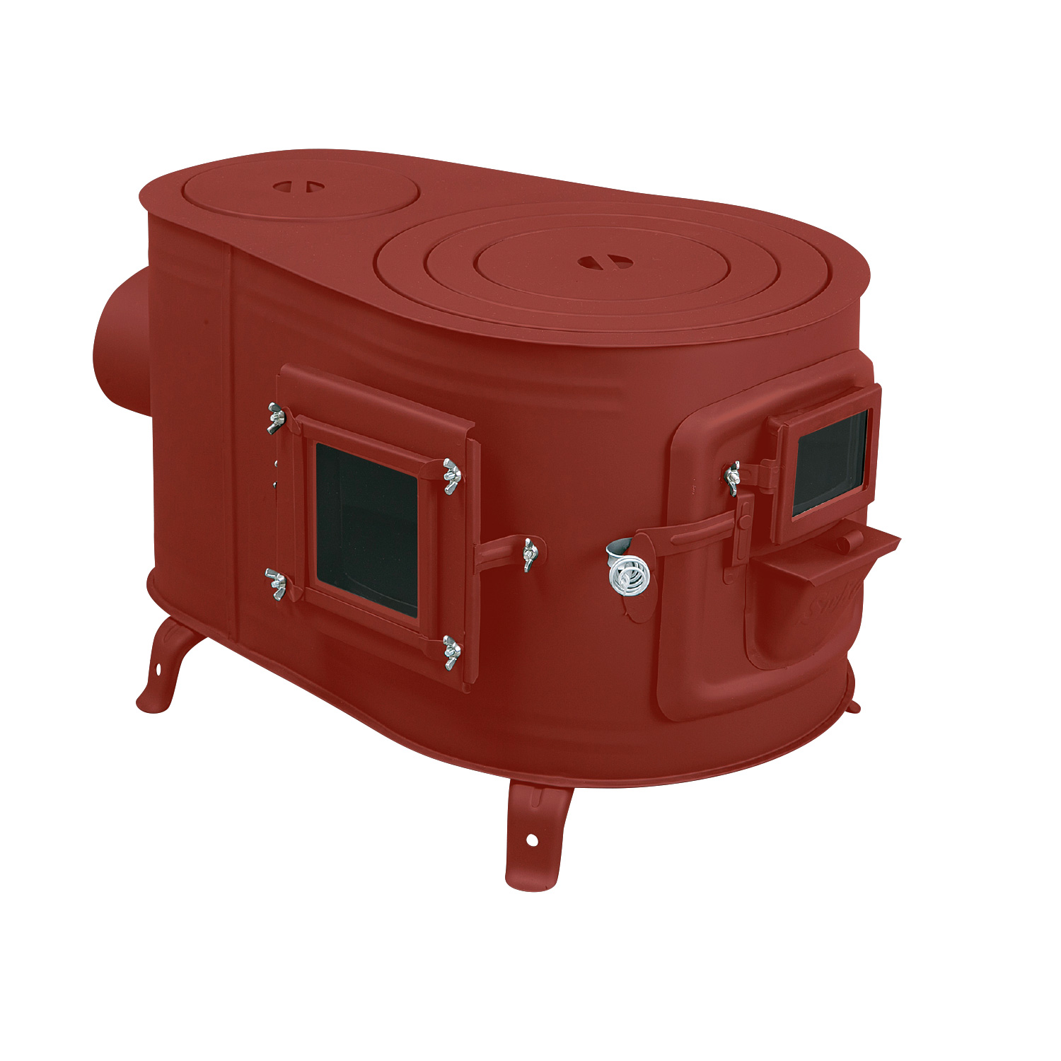 カラータマゴ型3面窓付薪ストーブ”FIRE SIDE” 小3号 商品