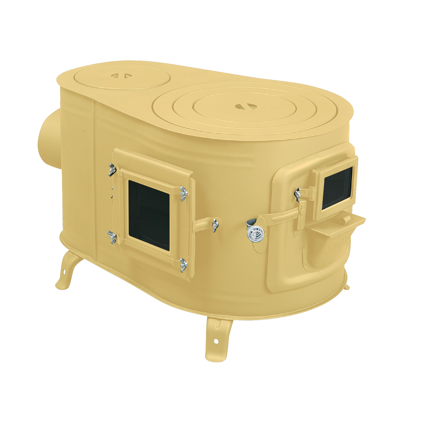 カラータマゴ型3面窓付薪ストーブ”FIRE SIDE” 小3号 商品