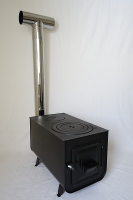 薪ストーブ キャンプセット角型ガードなし 商品詳細│薪ストーブの新保