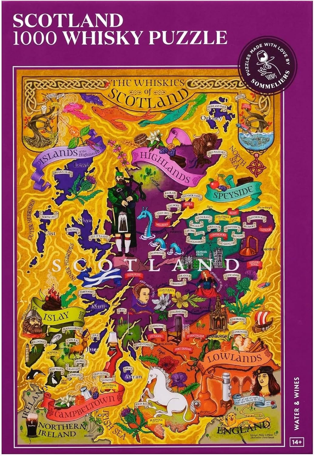 Scotland Whisky 1000 Piece Puzzle - Shop Mapworld