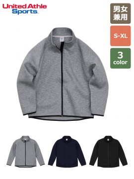 2293-01 : 9.4オンス T/R ダンボールニット フルジップ スタンド