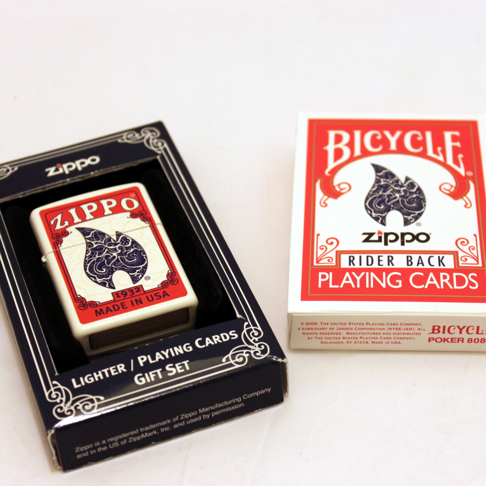 Zippo Bicycle Deck and Lighter by Zippo, USPC