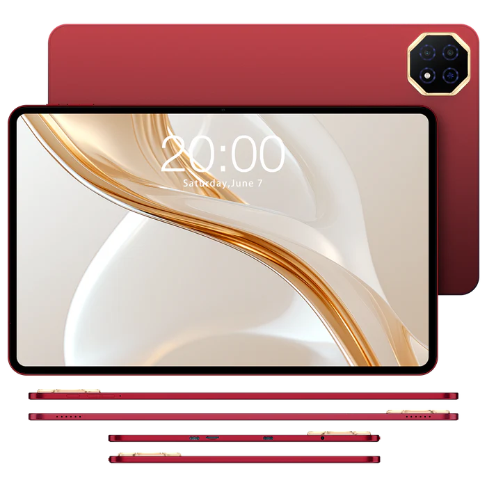 斬新！赤タブ】12インチ2KのAiタブレット！Android15搭載！TECLAST