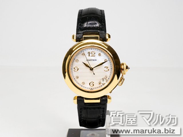 カルティエ パシャ35mm イエローゴールド 自動巻の買取・質預かり