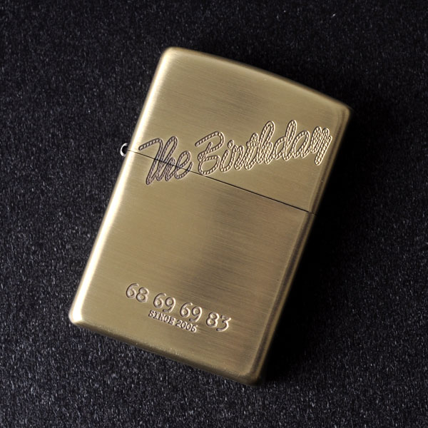 Zippo Japan | The Birthday 縄ロゴ ブラス シリアルナンバー入り(期間