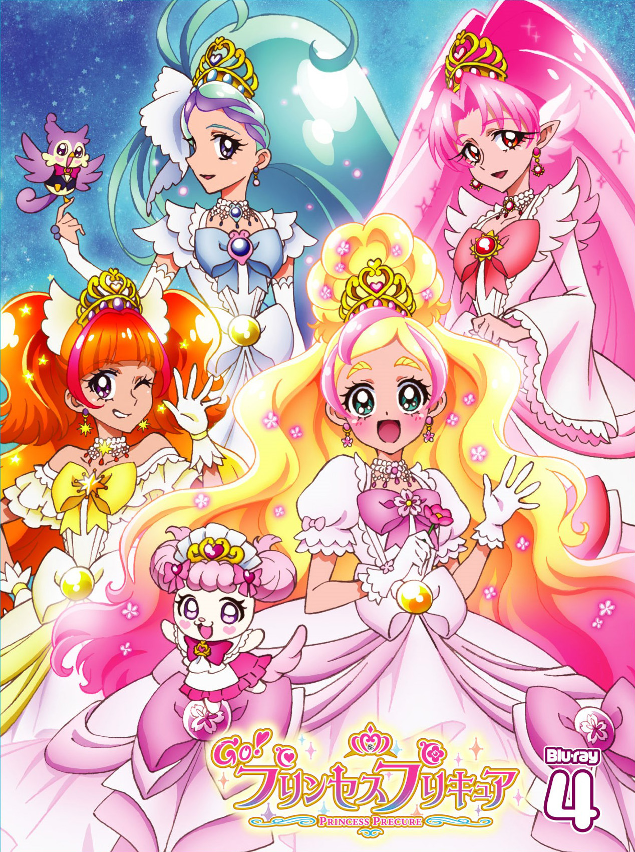 Go! プリンセスプリキュア Blu-ray Amazon特典 布ポスター Amazon.co.jp: Go!プリンセスプリキュア vol.4 [Blu-ray] : 嶋村侑