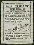 US(米軍) NAM戦 M-1945 OD スリーピング・バッグ(寝袋)カバー/ DSA-67