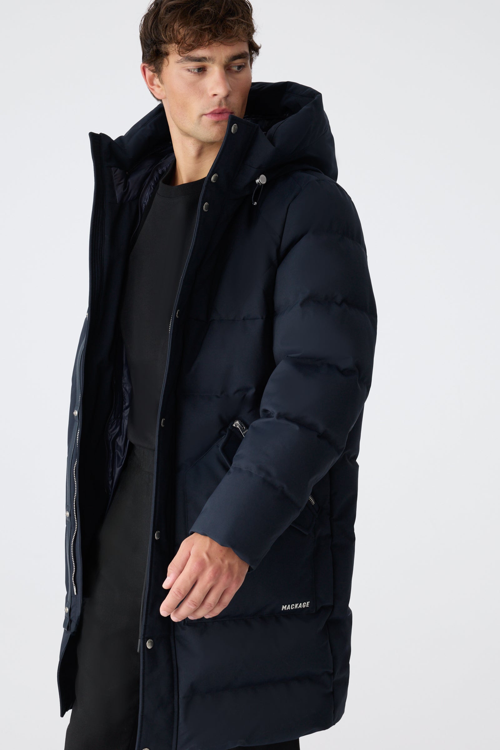 WERNER-Z Quilted Down Parka With Removable Bib for Men | Mackage US