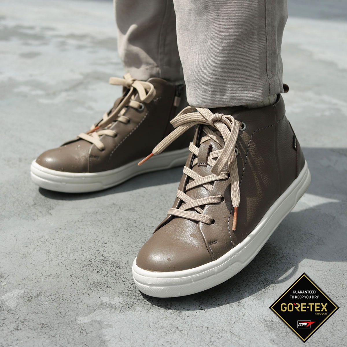 GORE-TEX】 マドラスウォーク madras Walk 雨でも足首周りが濡れない