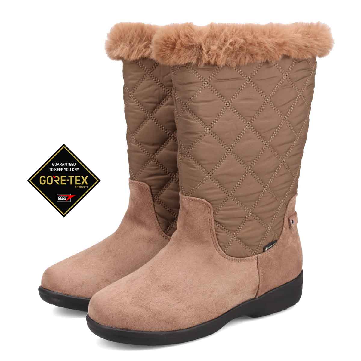 GORE-TEX】マドラスウォーク madras Walk キルティングハーフ丈ファー