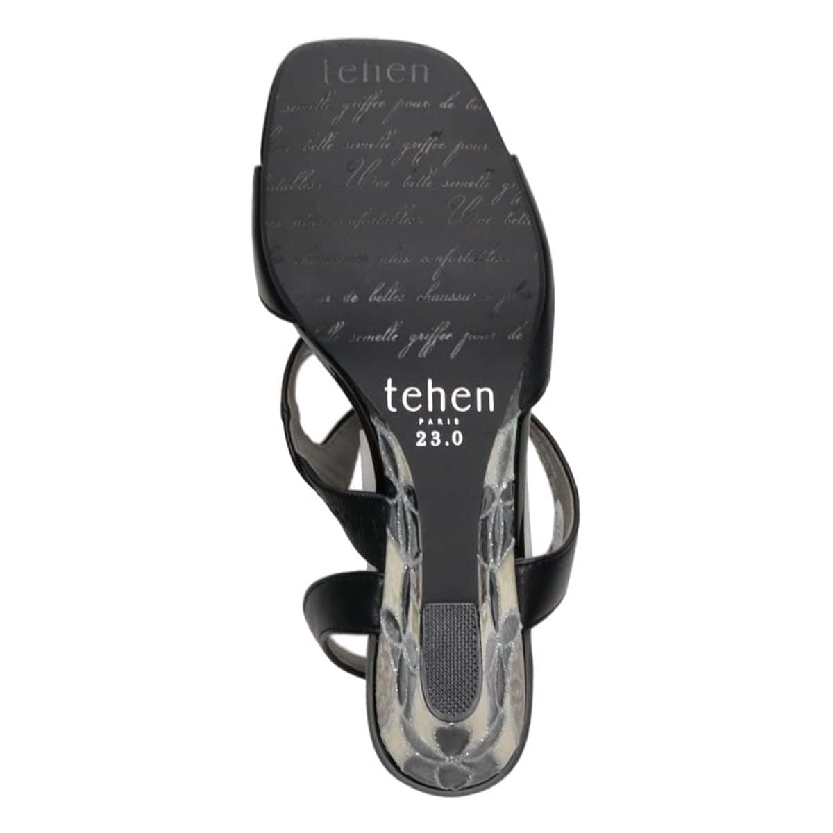 テーン tehen ステンドグラスウエッジヒールサンダル TN1803(23.0