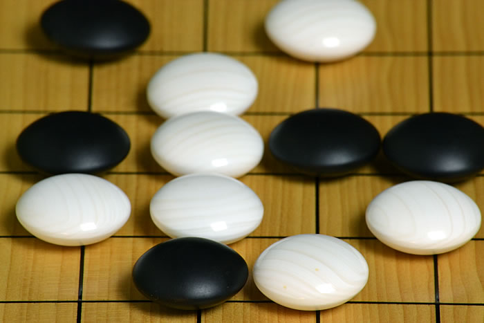 状態良好】蛤碁石 那智黒碁石 極厚38号〜40号 碁笥 セット 182個