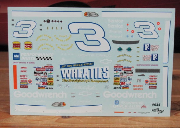 3 Wheaties Dale Earnhardt 1997 The Winston Powerslide #035