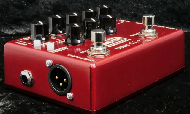 M80 BASS D.I.+ “Brushed Red”: エフェクター｜三木楽器公式通販サイト