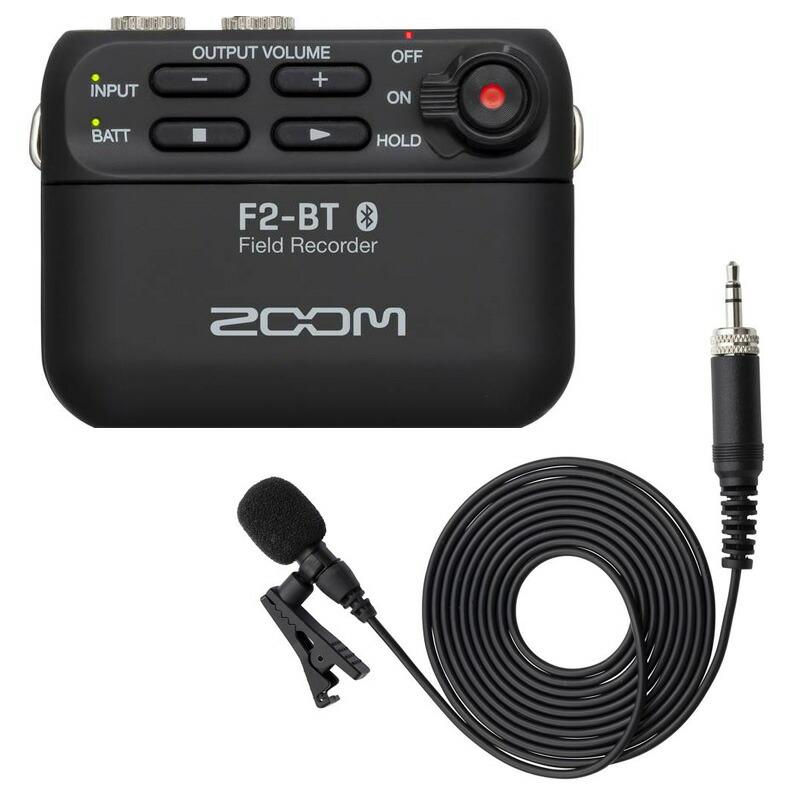 ZOOM ズーム F2-BT Bluetooth 内蔵 フィールドレコーダー 《3年延長