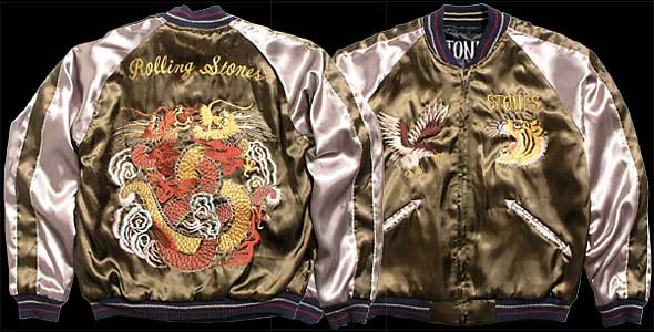 テーラー東洋スカジャン・ローリングストーンズコラボ「STICKY FINGERS