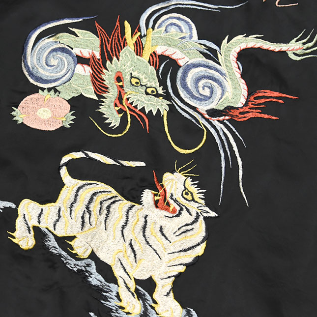 東洋スカジャン・港商SPECIAL EDITION「DRAGON & TIGER×EAGLE」NO-940