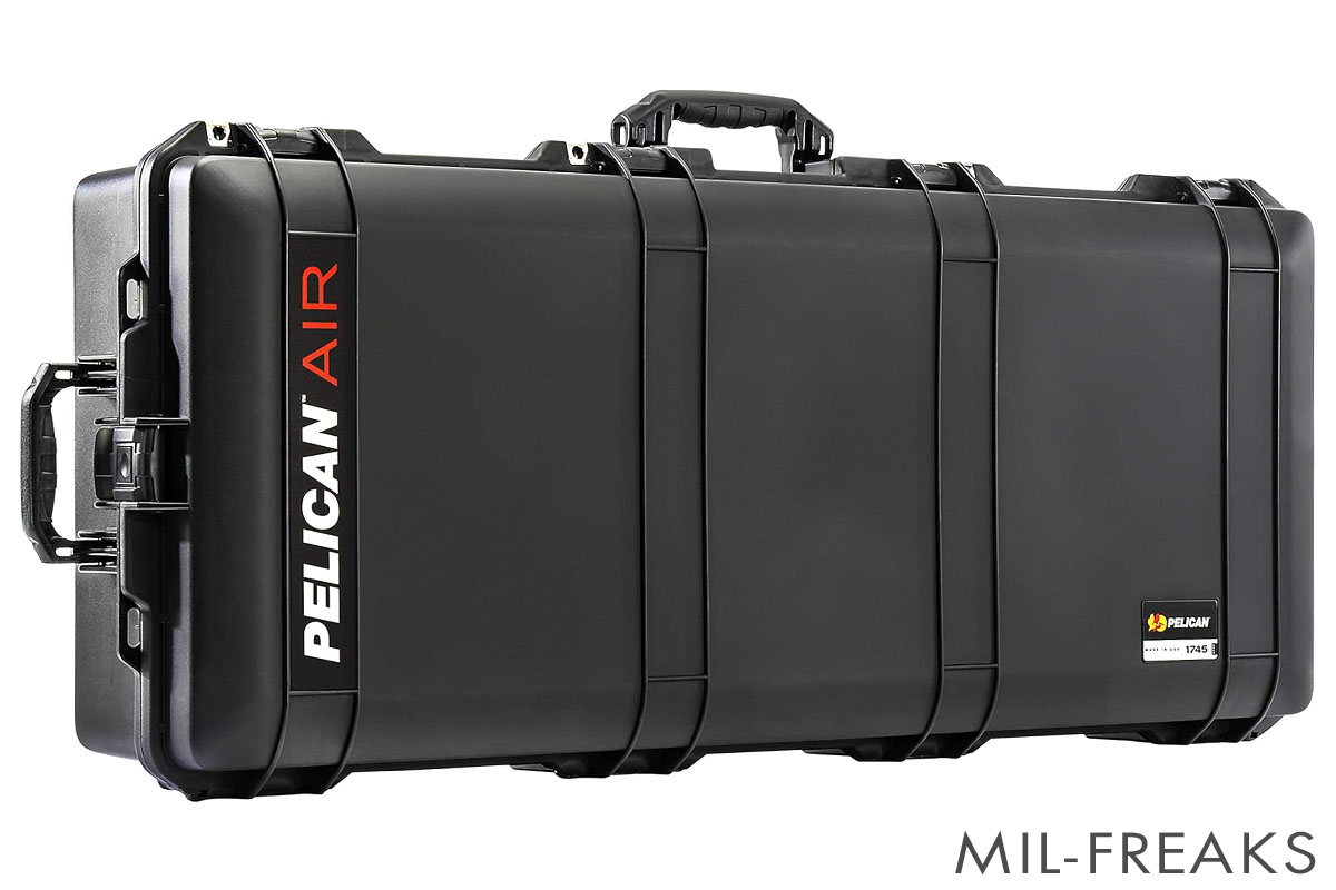 PELICAN 1745 AIR ハードケース ウレタン緩衝フォーム付き ブラック