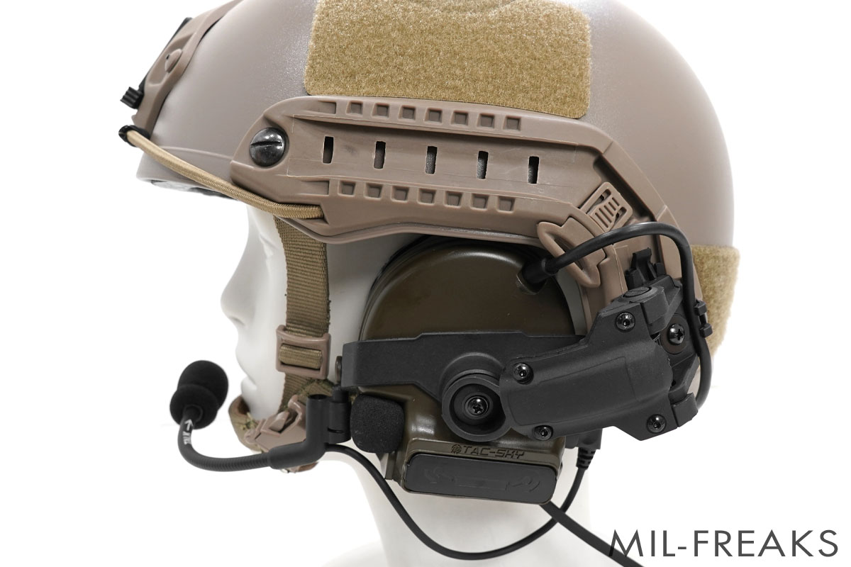 TAC-SKY Comtac III タイプ ヘッドセット AMPスタイル ARCレール