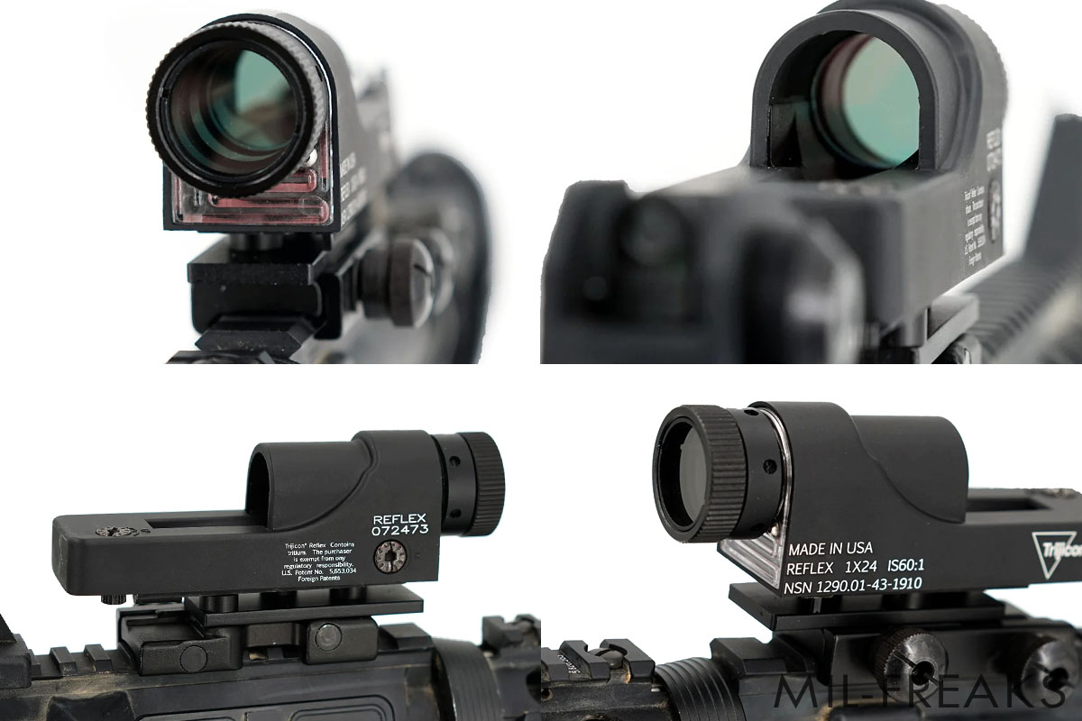 SHEKKIN GEARS Trijiconタイプ Reflex 1x24 CQB ダットサイト