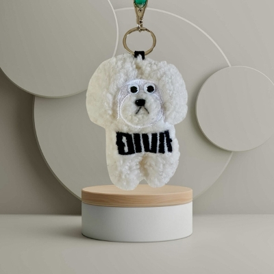 犬グッズ 名前入れ イッヌ いぬ キーホルダー 全商品 DIVA CLOSET