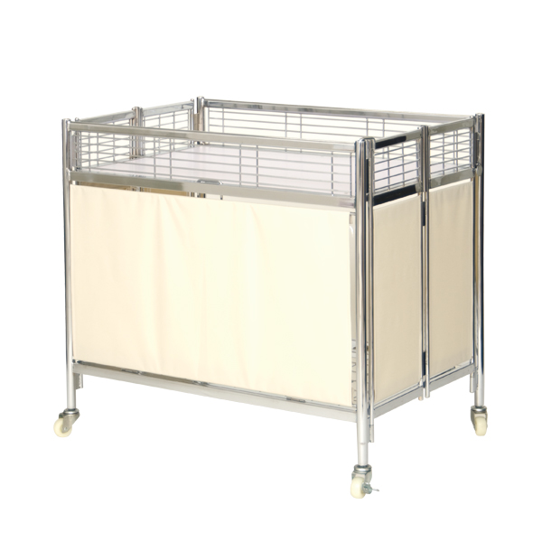 中折れ式ワゴン アイボリー W900 店舗用品 陳列什器 販売ワゴン セール