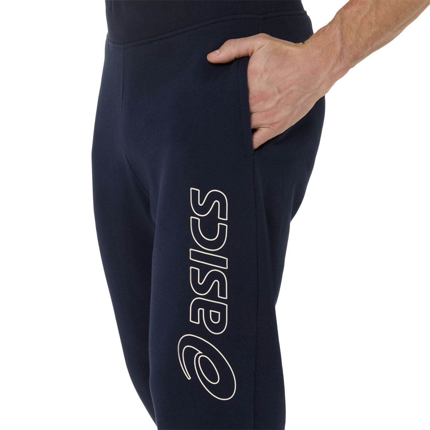Asics Logo Men's Tennis Pants - Midnight/Birch