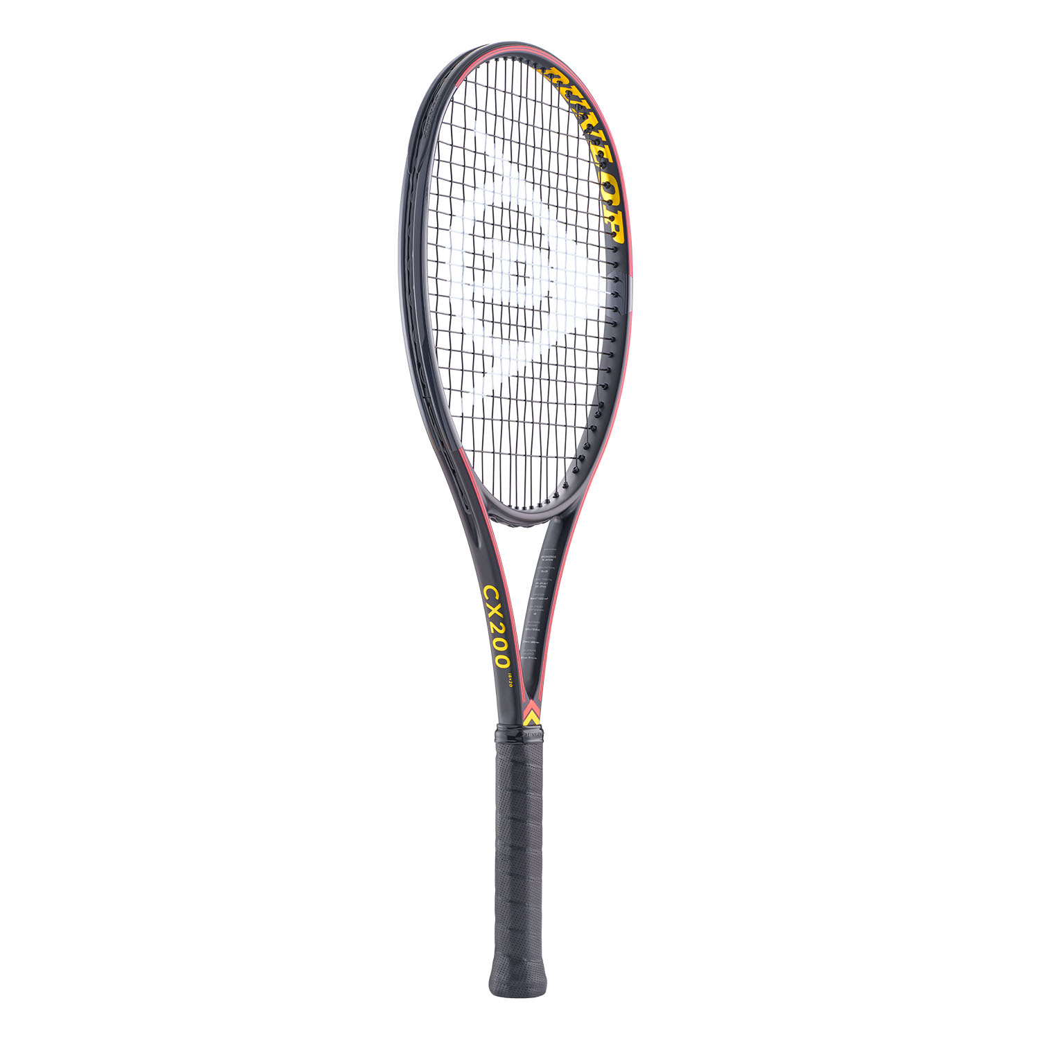 Dunlop CX 200 18x20 Tennis Racket - Black/Red/Gold