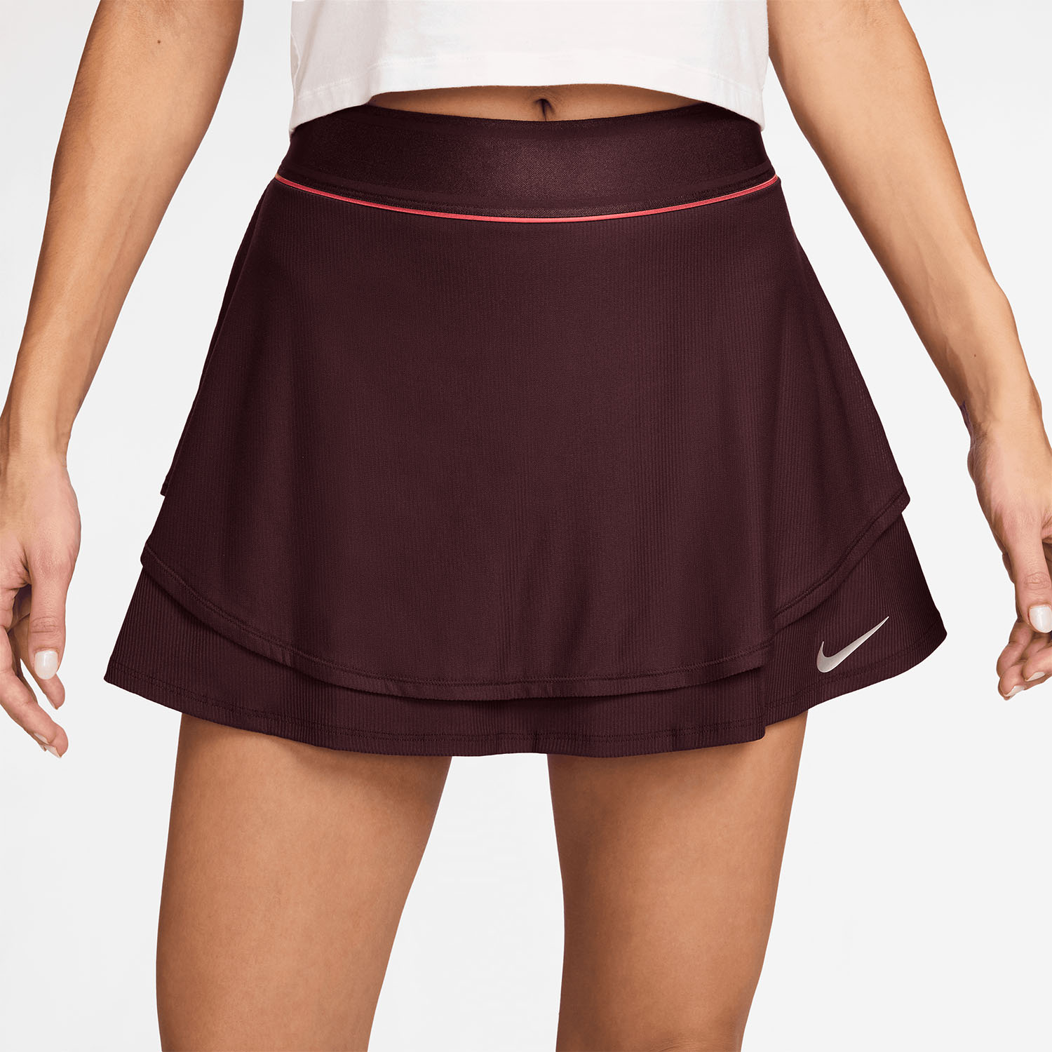 Nike Court Dri-FIT Slam Women's Tennis Skirt - Burgundy Crush