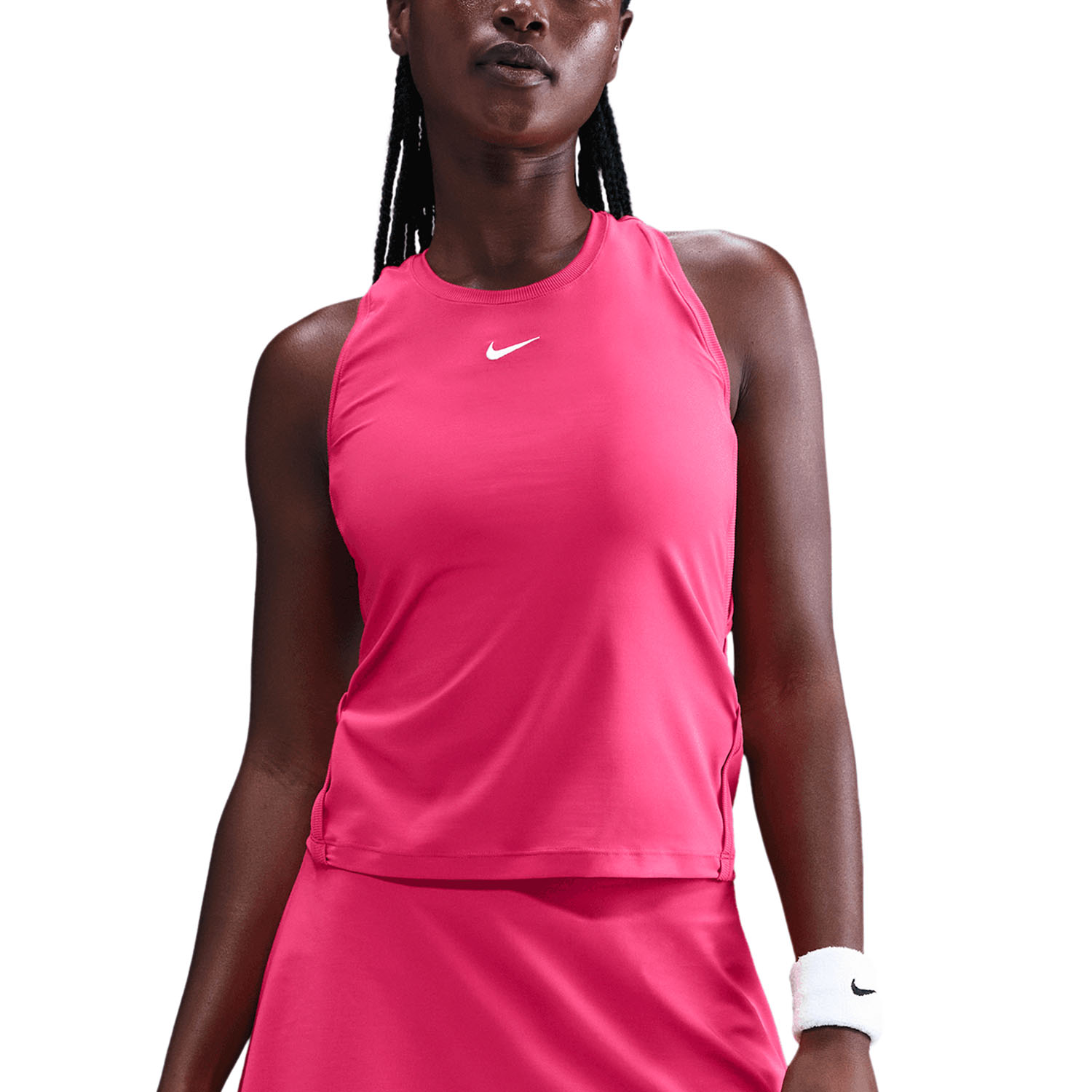 Nike Victory Women's Tennis Tank - Rush Pink/White