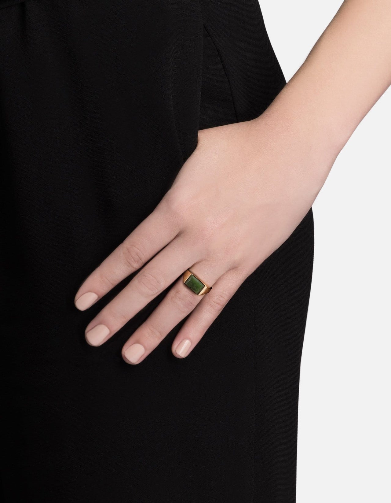 Lennox Jasper Ring, Gold Vermeil | Women's Rings | Miansai