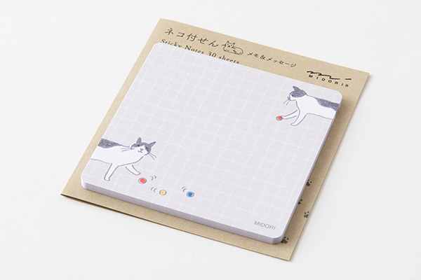 付せん紙 ボールとネコ柄(19096006)