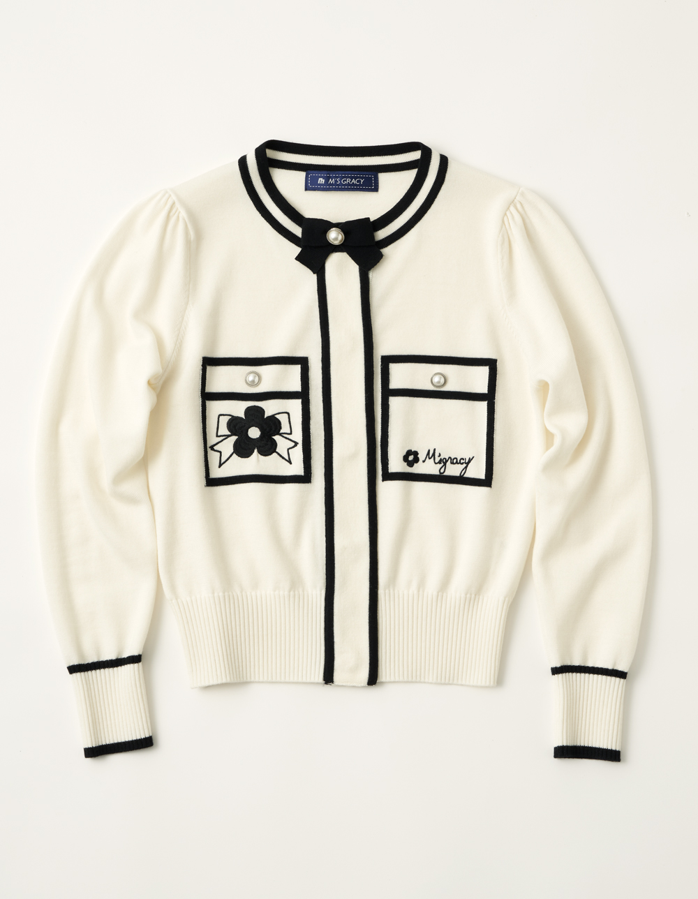 パール付きハイネックニット | msgracy