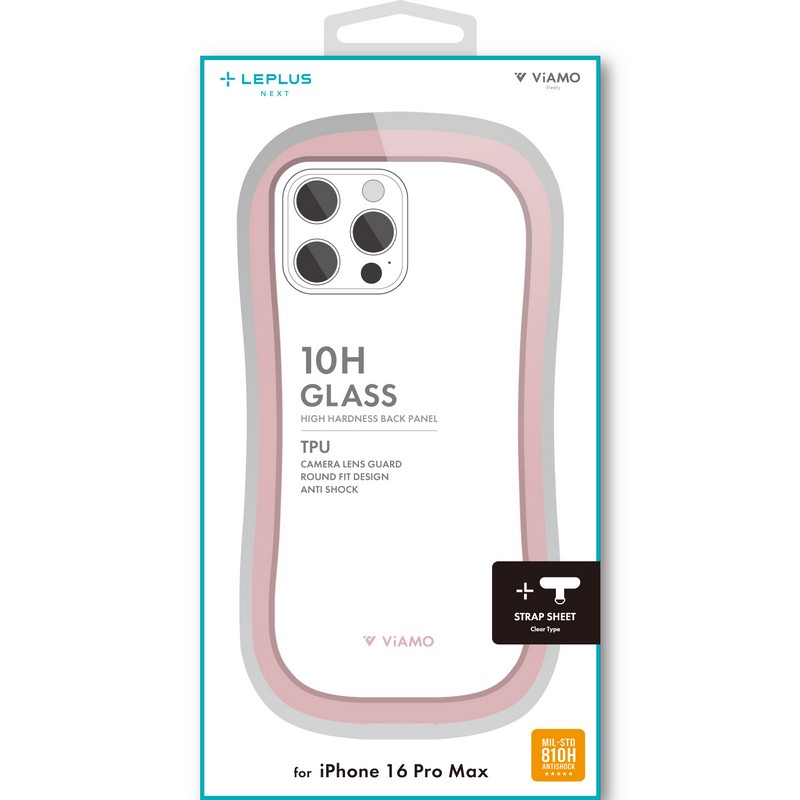 iPhone 16 Pro Max 耐傷・耐衝撃ハイブリッドケース 「ViAMO freely