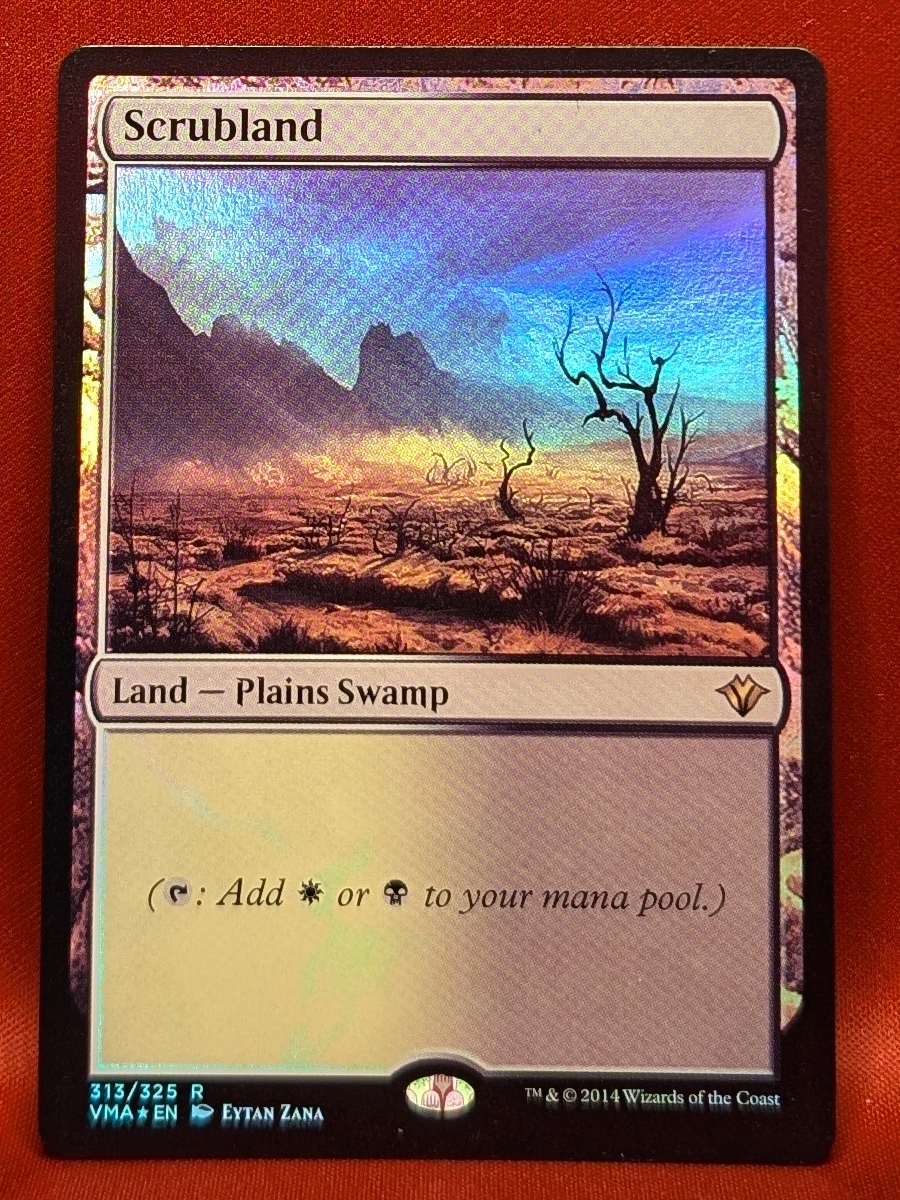 Scrubland Magic the Gathering Proxy