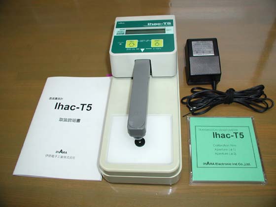 伊原電子 透過濃度計 Ihac T5 ポータブル白黒透過濃度計 recb-086