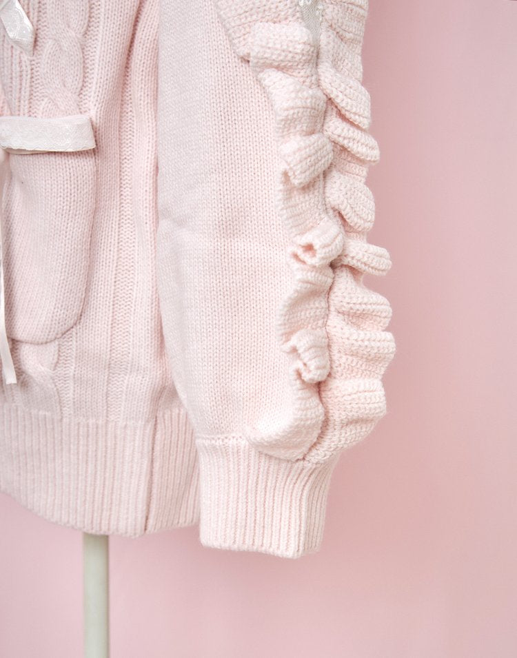 mellfy memory Honey lace up knit Jacket – MultiPal Store